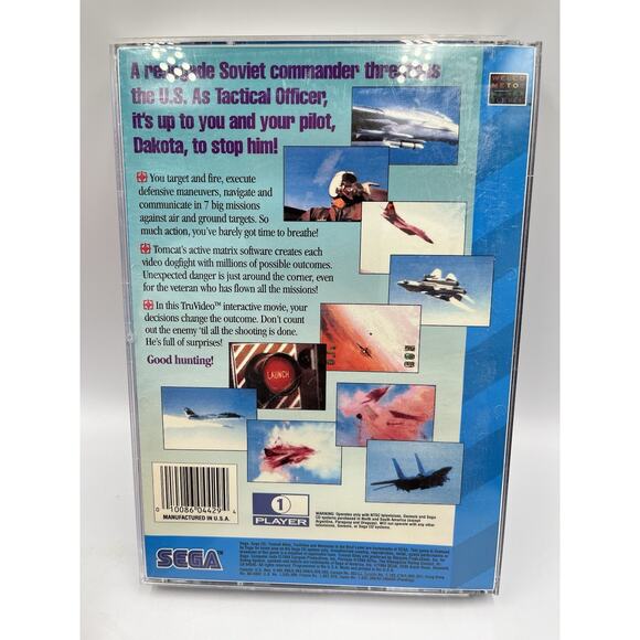 Tomcat Alley (Sega CD, 1994) Complete - Picture 3 of 8